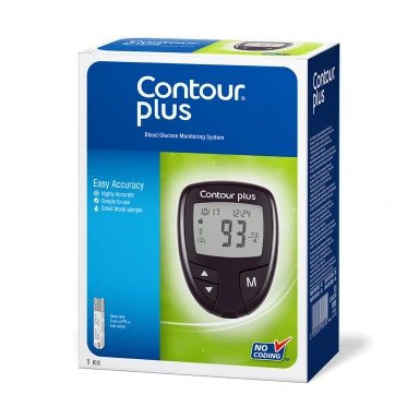 Ascensia Contour Plus Lecteur de Glycémie