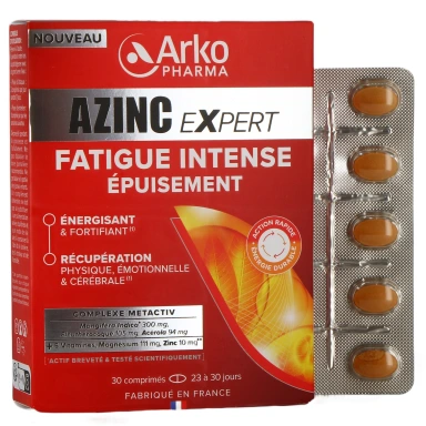 Azinc Expert Fatigue Intense Epuisement