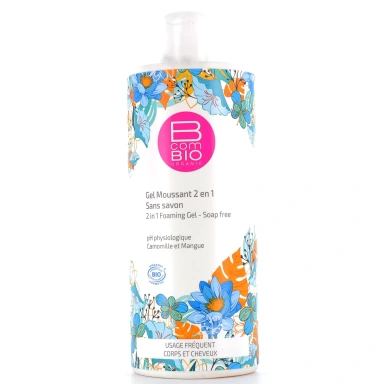 B Com Bio Gel moussant 2en1 Grand Format