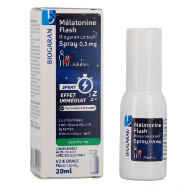 Biogaran Mélatonine Flash 0,5 mg