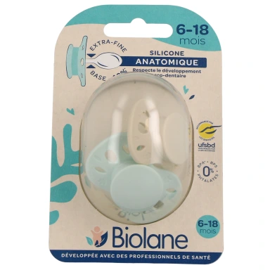 Biolane Sucette Anatomique 6-18 Mois