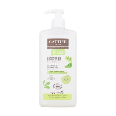 Cattier Kids Shampooing Douche 2 en 1 Bio Pomme Verte