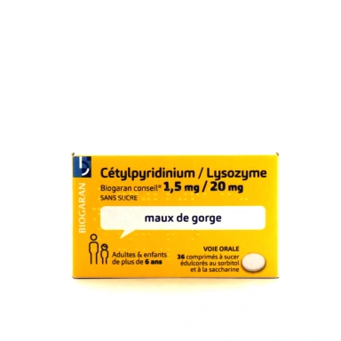 Cétylpyridinium / Lysozyme