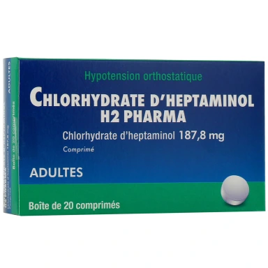 Chlorhydrate d'heptaminol 187,8 mg
