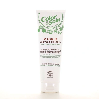 Color et Soin Masque Cheveux Colorés Bio