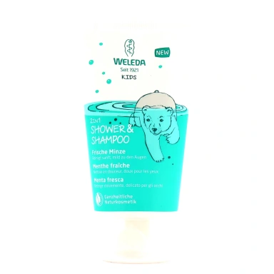 Weleda Crème de Douche 2 en 1 Enfants Menthe fraîche