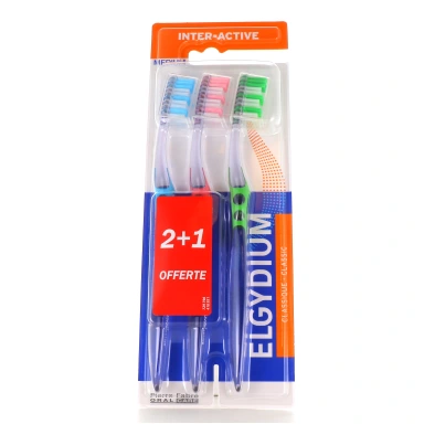 Elgydium Interactive Brosse à dents manuelle