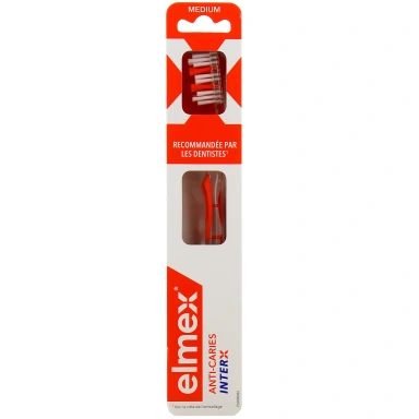 Elmex InterX Brosse à Dents Protection Caries Medium