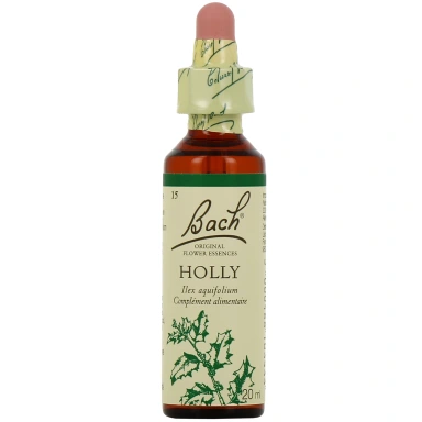 Fleurs de Bach Holly n°15