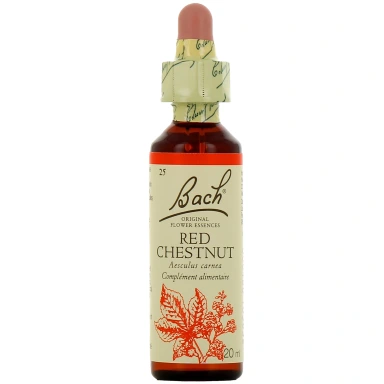 Fleurs de Bach Red Chestnut n°25