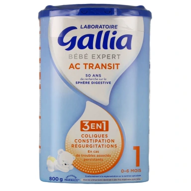 Gallia Bébé Expert AC Transit 1er âge