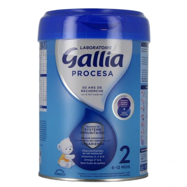 Gallia Procesa Lait 2eme âge