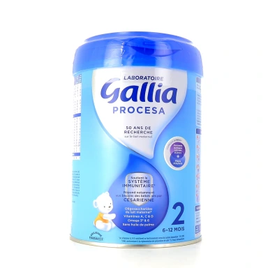Gallia Procesa Lait 2eme âge