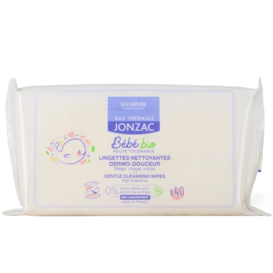 Jonzac Bébé Bio Lingettes Nettoyantes Dermo-Douceur