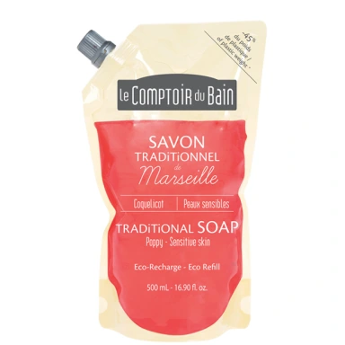 Le comptoir du Bain Eco Recharge Savon de Marseille Liquide