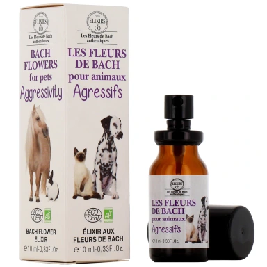 Les Fleurs de Bach pour Animaux Agressifs