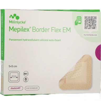 Mepilex Border Flex EM Pansement hydrocellulaire