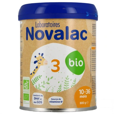 Novalac Bio Lait 3eme âge