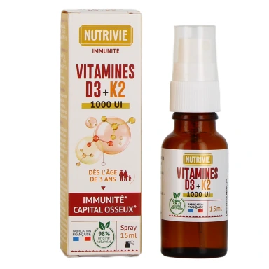 Nutrivie Vitamines D3 + K2