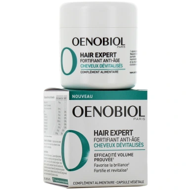 Oenobiol Hair Expert Fortifiant Anti-Age Cheveux Dévitalisés