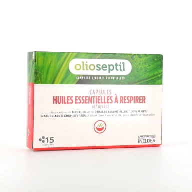 Olioseptil Huiles Essentielles à Respirer Nez Dégagé