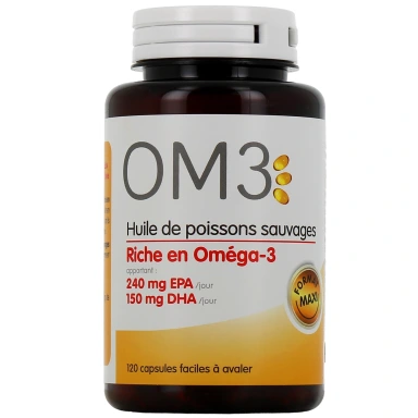 OM3 Huile de Poissons Sauvages Oméga 3