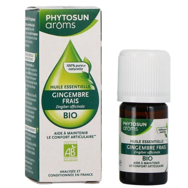 Phytosun aroms huile essentielle gingembre frais Bio