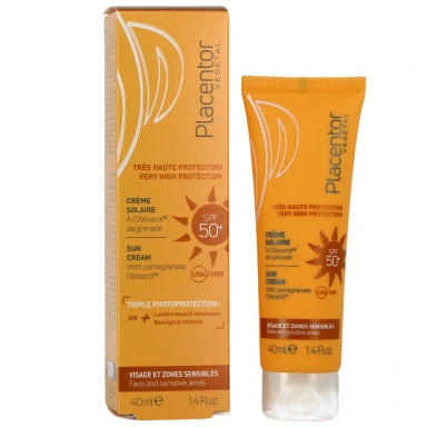 Placentor Crème Solaire SPF50+