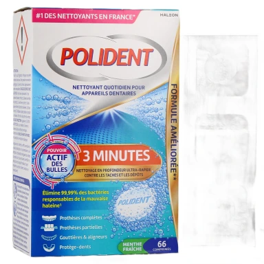 Polident 3 minutes Nettoyant