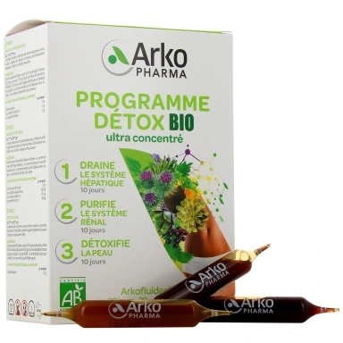 Programme Détox 30 jours Triple Action 30 ampoules