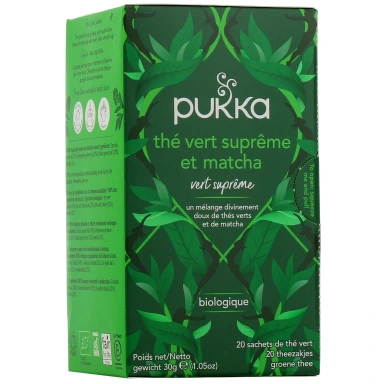 Pukka Thé Vert Matcha Suprême Bio