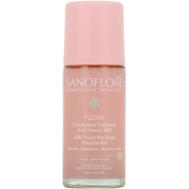 Sanoflore Déodorant Fraicheur Bio Anti-traces 48h Flora