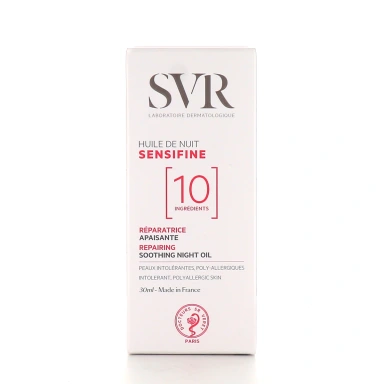 SVR Sensifine Huile de Nuit Réparatrice Apaisante