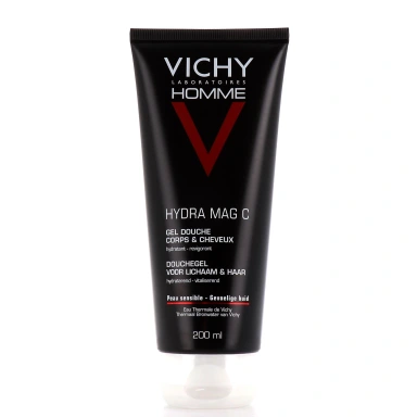 Vichy Homme Hydra Mag C Gel douche Corps et cheveux