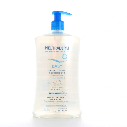 Neutraderm Baby Eau Nettoyante 3-en-1
