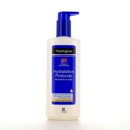 Neutrogena Lait Corps Hydratation Profonde Enrichi en Huile