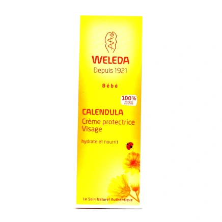 Weleda Bébé Calendula Crème Protectrice Visage Bio