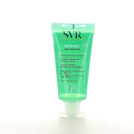 SVR Spirial Déo douche Gel lavant déodorant