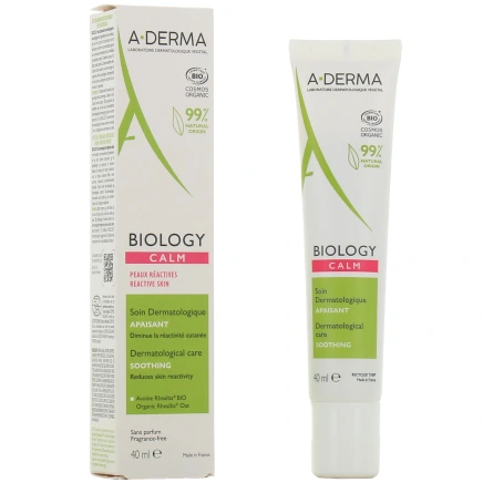 A-Derma Biology Calm Soin Dermatologique Apaisant Bio