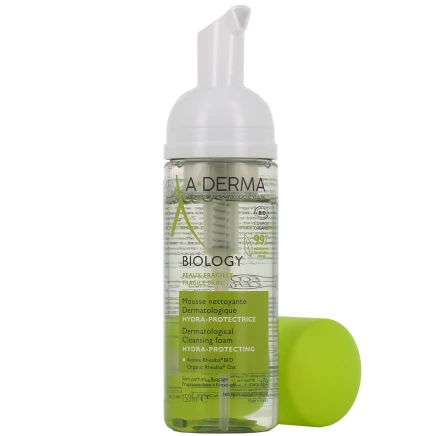A-Derma Biology Mousse Nettoyante Dermatologique Bio