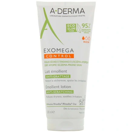 A-Derma Exomega Control Lait Emollient Anti-Grattage