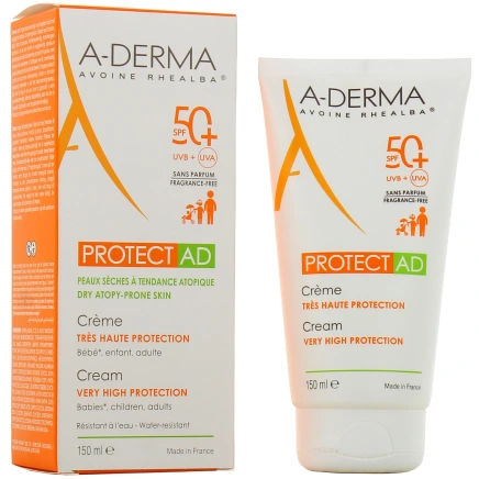 A-Derma Protect AD Crème solaire SPF 50+ Peau Atopique
