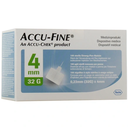 Accu-Chek Accu-Fine aiguilles stériles