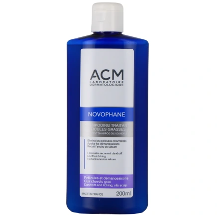 ACM Novophane Shampooing Traitant Pellicules Grasses