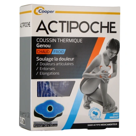 Actipoche Chaud Froid Genou Microbilles 20 x 30 cm