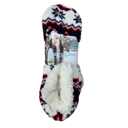 AirPlus Aloe Cabin Footies Chaussons Hydratants 28-36 Femme