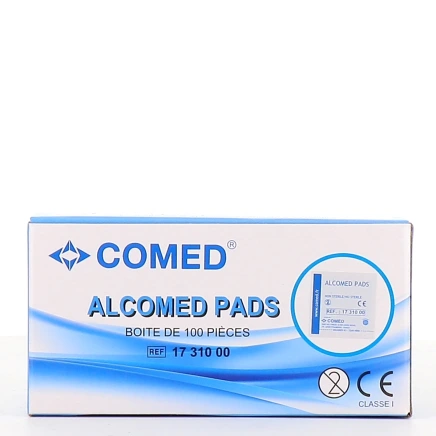 Alcomed Pads Tampons Désinfectants