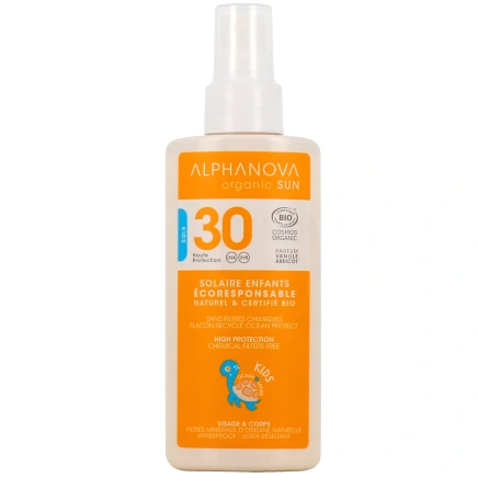 Alphanova Sun Kids Spray Solaire Bio Enfants SPF 30