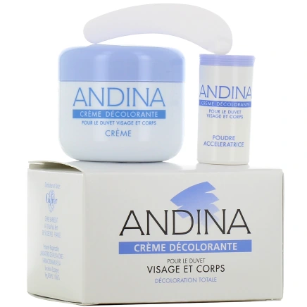 Andina Crème Décolorante Visage et Corps