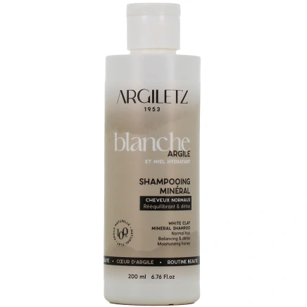 Argiletz Shampooing Cheveux Normaux à l'argile blanche